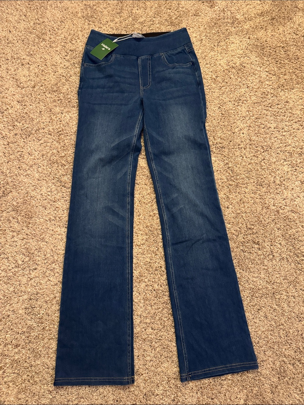 HALARA Dark Blue Flare Jeans